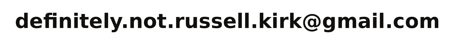 Russell’s email address